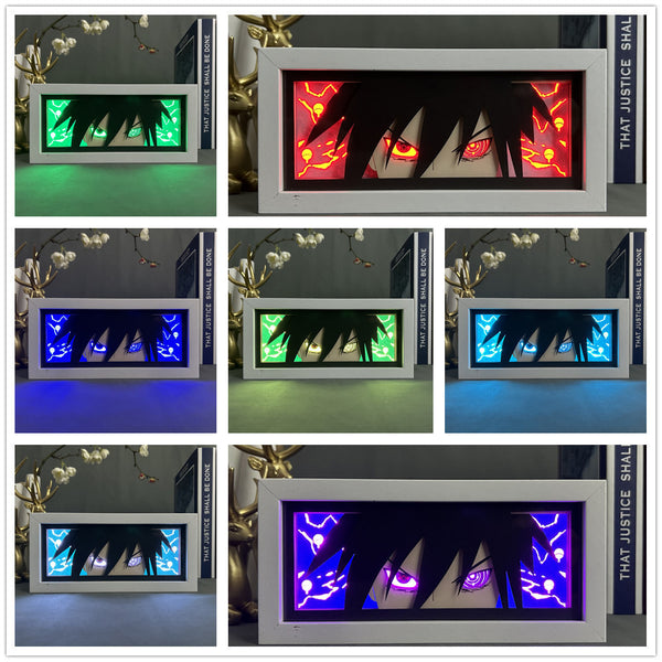 My anime light box's range of anime light box including Naruto, Demon slayer, Hunter x Hunter, Jujutsu Kaisen, Bleach and One piece with LED and RGB lights, My anime light box
