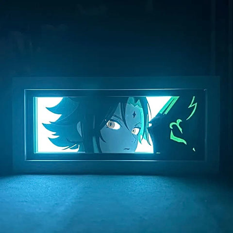 Genshin Impact Xiao Anime Light Box Decor