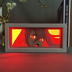 Chainsaw-Man-Power-lightbox-on-roomlight-myanimelightbox.jpg Chainsaw Man Power Light Box
