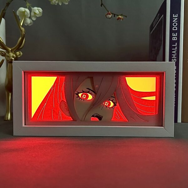 Chainsaw-Man-Power-lightbox-on-roomlight-myanimelightbox.jpg Chainsaw Man Power Light Box