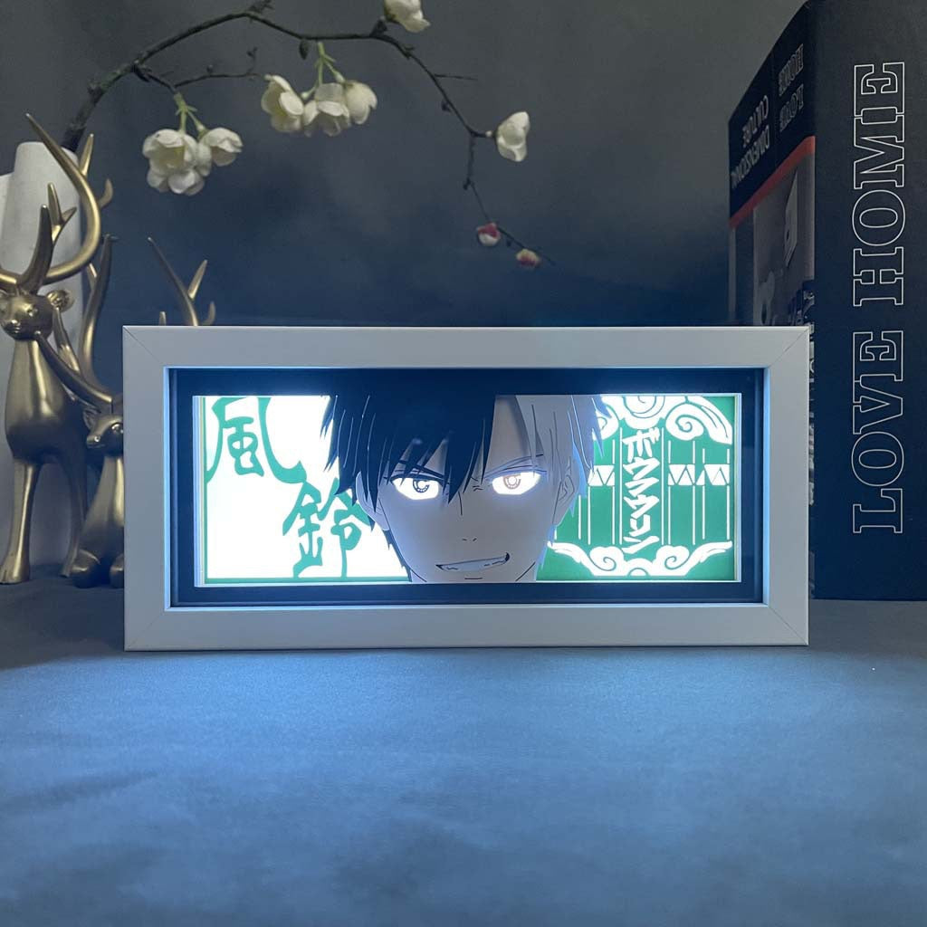 Haruka Sakura light box featured in the Wind Breaker collection at MyAnimeLightbox – glowing LED anime decor with bold urban street-fighter style