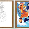 IMG_3051.jpg Naruto & Sasuke & Sakura Team 7 Light Frame