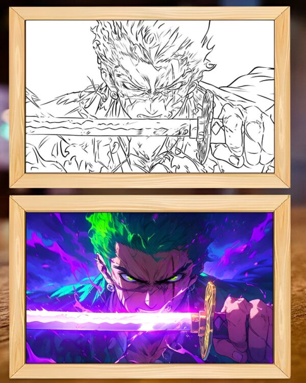IMG_3124.jpg One Piece Zoro Three-Sword Serpent Light Frame