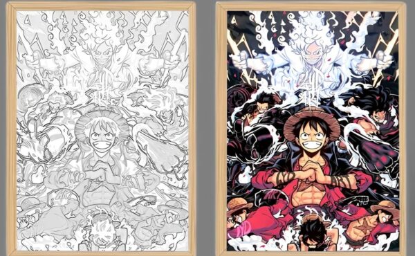 IMG_3154.jpg One Piece Luffy Gear 4 Light Frame