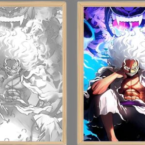 IMG_3164.jpg One Piece Luffy Sun God Nika Light Frame
