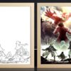 IMG_3179.jpg Attack On Titan Eren Vs Colossal Titan Light Frame