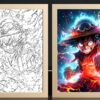 IMG_3193.jpg One Piece Luffy Punch Light Frame
