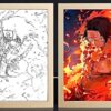 One Piece Ace Fire Fist Light Frame