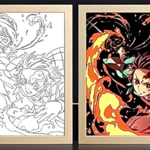 IMG_3201.jpg Demon Slayer Tanjiro Burning Light Frame