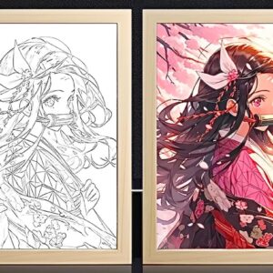 IMG_32042.jpg Demon Slayer Nezuko Light Frame