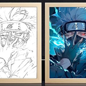 IMG_3211.jpg Naruto Kakashi Raikiri Light Frame