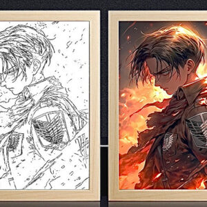 IMG_3219.jpg Attack on titan - Levi Ackerman Light Frame