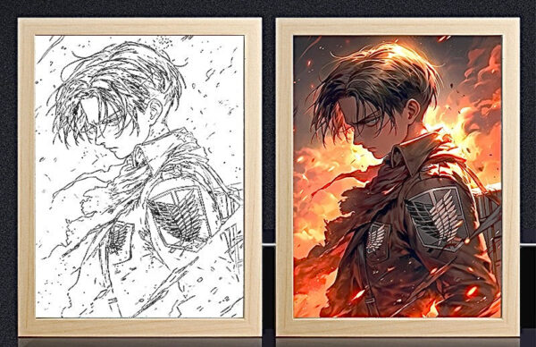 IMG_3219.jpg Attack on titan - Levi Ackerman Light Frame