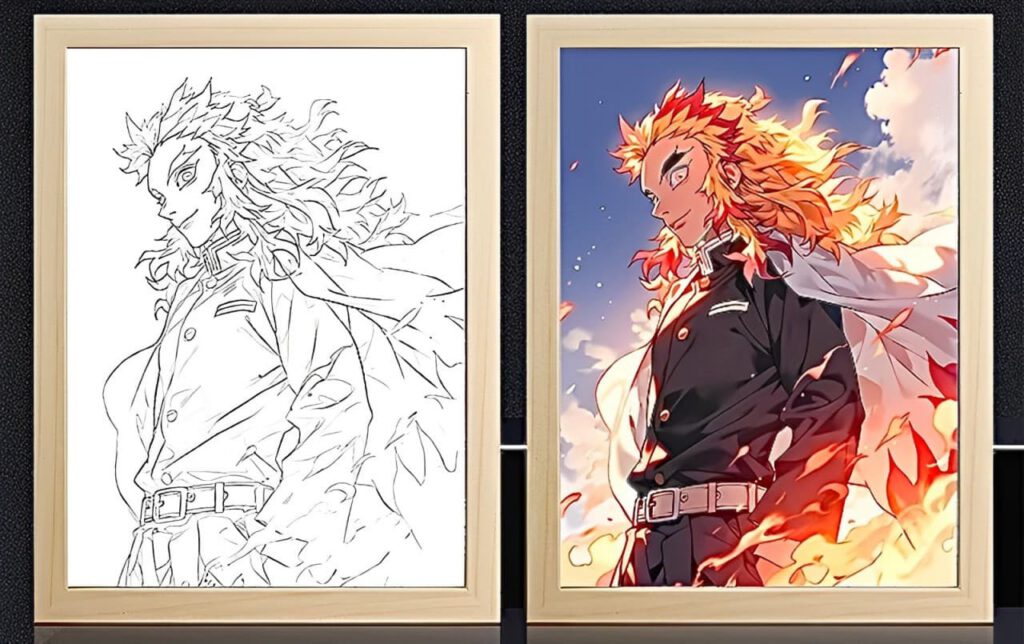Demon Slayer Rengoku Light Frame