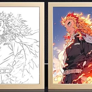 IMG_3264.jpg Demon Slayer Rengoku Light Frame