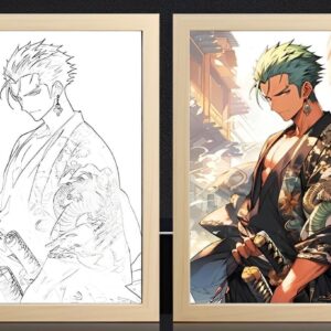 IMG_3279_1.jpg One Piece Zoro Kimono Light Frame