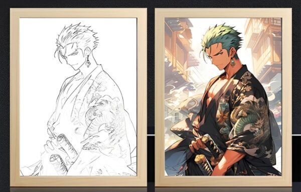IMG_3279_1.jpg One Piece Zoro Kimono Light Frame