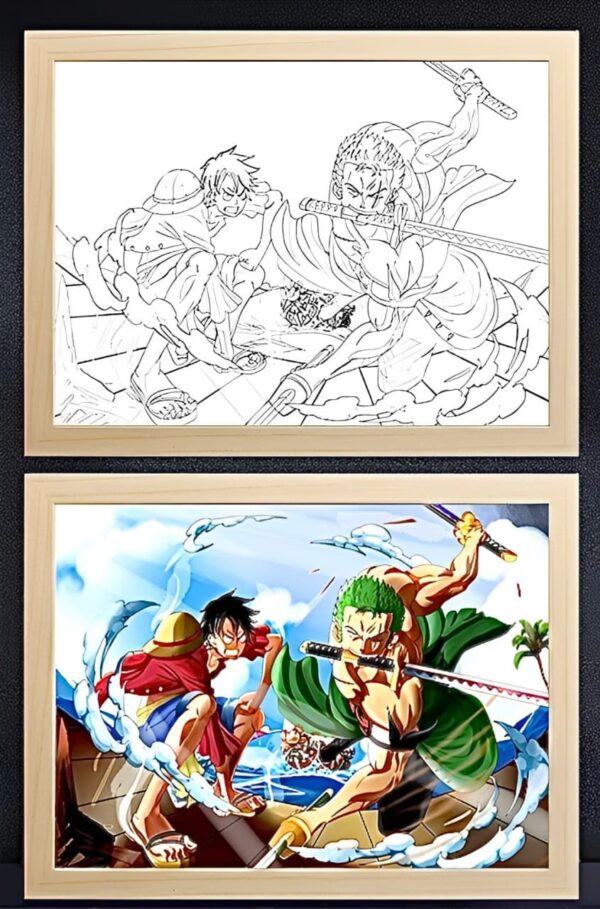 IMG_3282.jpg One Piece Luffy & Zoro Light Frame