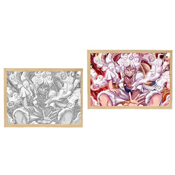IMG_3301.jpg One Piece Luffy Gear 4 Bajrang Gun Light Frame