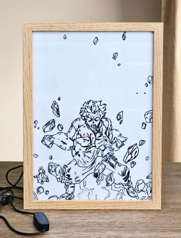IMG_3323.jpg Demon Slayer Agatsuma Zenitsu Light Frame