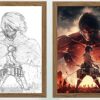 IMG_3765.jpg Attack On Titan Mikasa Vs Eren Giant Light Frame