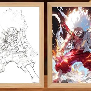IMG_3769.jpg One Piece Luffy Gear 5 Transformation Light Frame