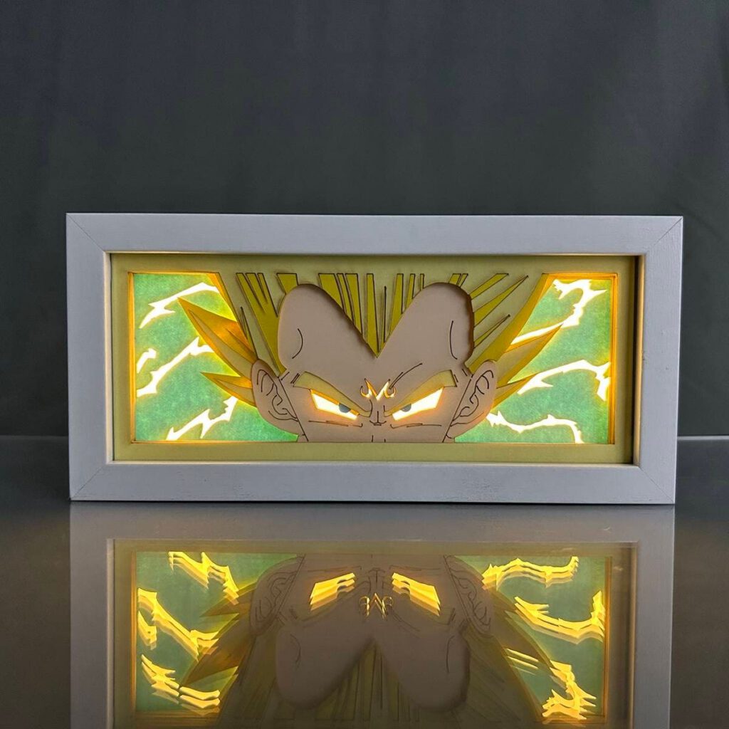 Dragon Ball Z Vegeta Light Box
