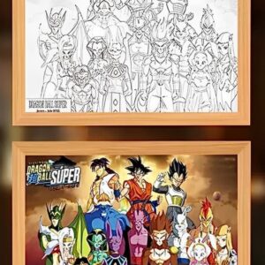 Dragon Ball Super Saiyan Light Frame