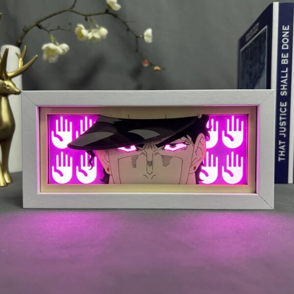 Jojo-Bizarre-Adventure-Jotaro-lightbox-on-roomlight-myanimelightbox.jpg Jojo's Bizarre Adventure Jotaro Light Box