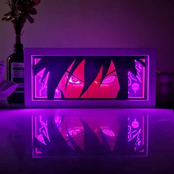 Naruto Sasuke Eternal Mangekyo Light Box