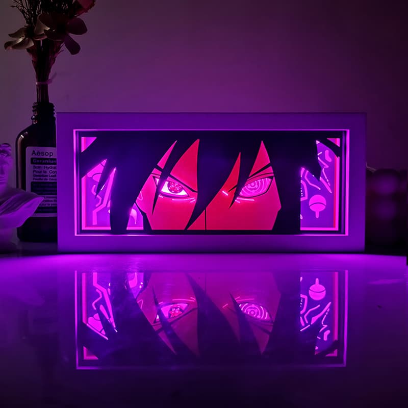 Naruto Sasuke Eternal Mangekyo Light Box
