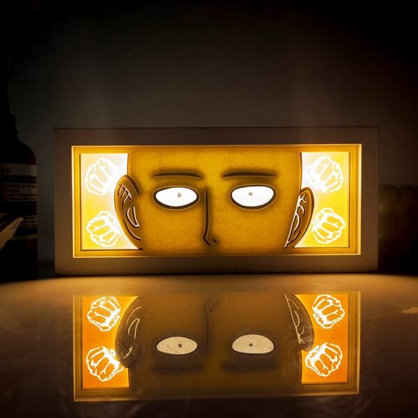 One-Punch-Man-Saitama-Poker-Face-anime-light-box-glowing-darkroom-myanimelightbox.jpg One Punch Man Saitama Poker Face Light Box