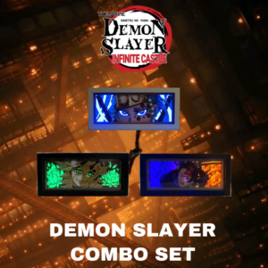 Demon Slayer Anime Gift Bundle – 3 LED Light Boxes Combo Set