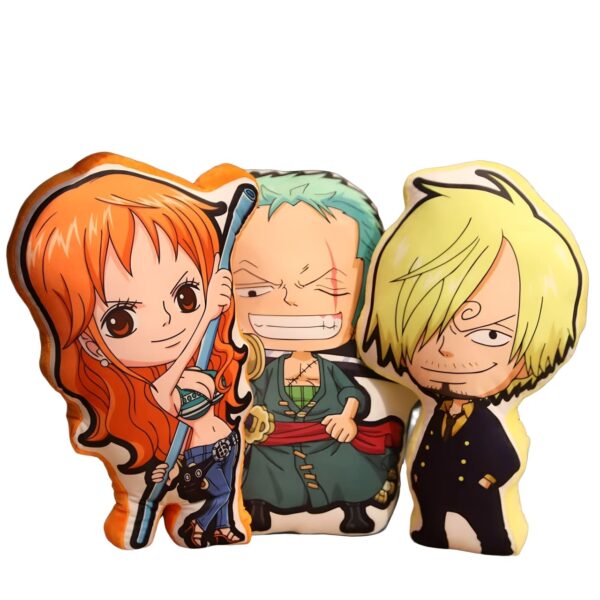 One Piece Nami Zoro Sanji Plush Anime Pillow Set