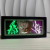 anime-lightbox-swordsman-green-flame-white-lightning-led.jpg One Piece Zoro King of Hell LED Light Box