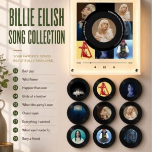 billie-eilish-music-box-magnetic-vinyl-song-collection.jpg MagneticTunes Billie Eilish Music Box – Magnetic Vinyl Record Player