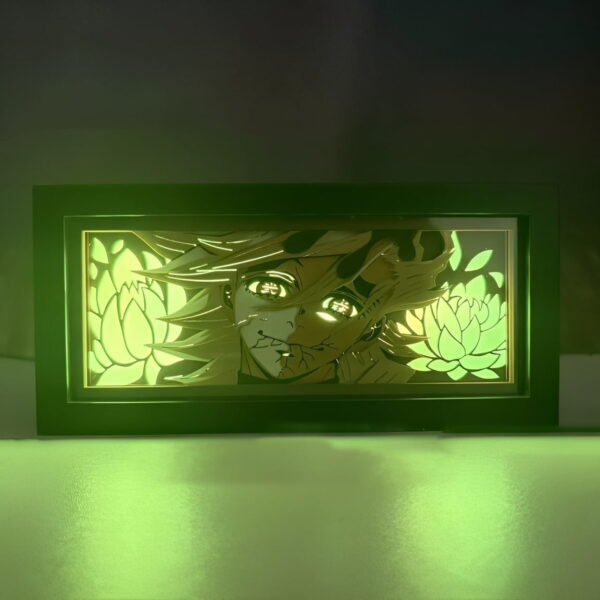 demon-slayer-anime-3d-frame-led-light-green.jpg Demon Slayer Anime Gift Bundle – 3 LED Light Boxes Combo Set