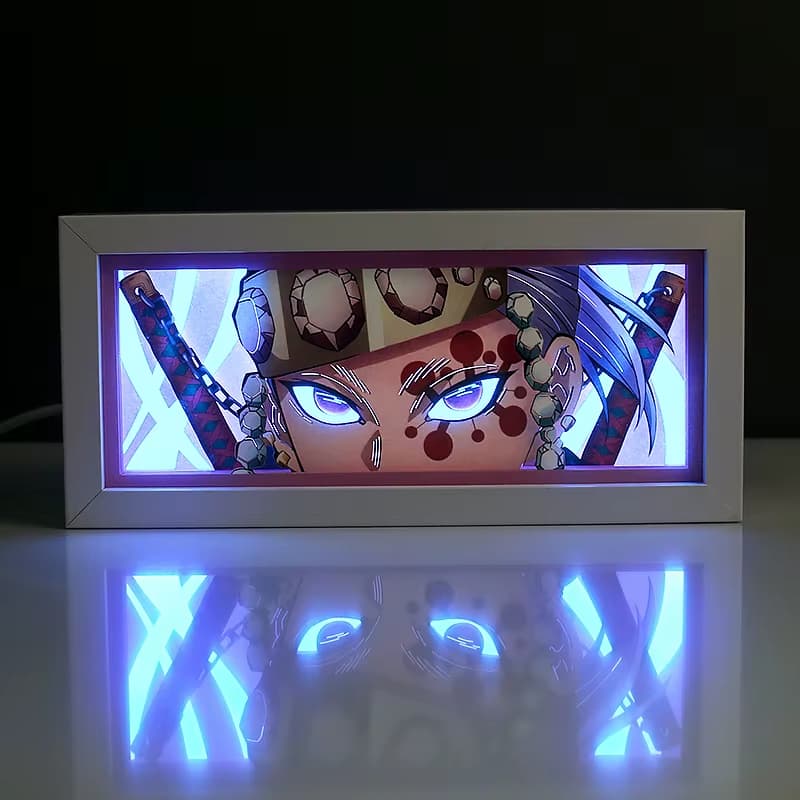 Tanjiro light box featured in the Demon Slayer collection at MyAnimeLightbox – glowing LED anime decor with vibrant sword-fighting style