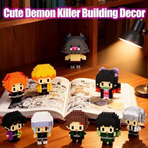 demon-slayer-mini-block-figures-desk-decor.jpg 10-Pack Demon Slayer Mini Block Figures Set (Anime Building Blocks)