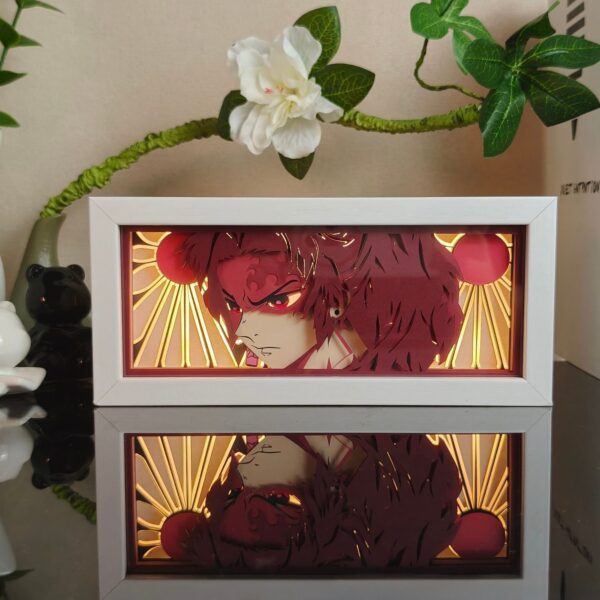 Demon Slayer Tanjiro Light Box – Anime Shadow Lamp