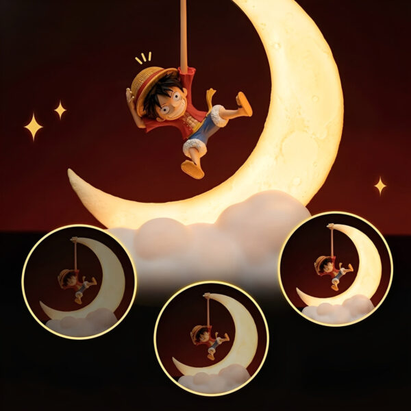 Luffy Stretching Moon Night Light