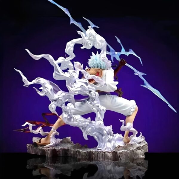 Gear 5 Nika Luffy LED PVC Action Figure – 19cm