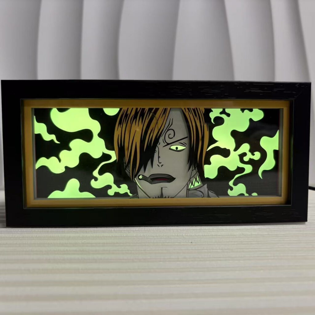 One Piece Sanji Diable Jambe LED Light Box